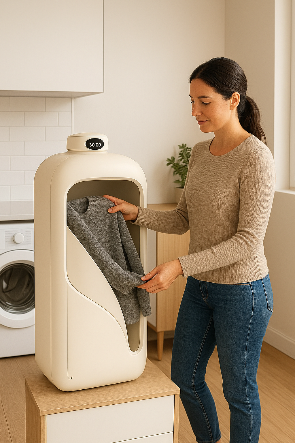 SECADORA DE ROPA ELECTRICA PORTATIL IUNTELIGENTE